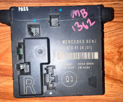 Mercedes-Benz E-Class W211 Rear Right Door Control Unit A2118704126 OEM