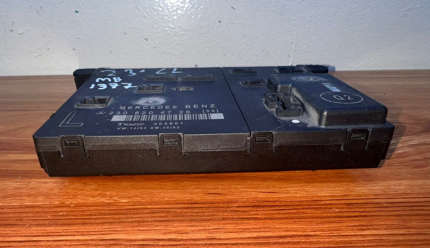 2006 Mercedes-Benz SL500 Door Control Unit A2308204726 R230 SL-Class OEM