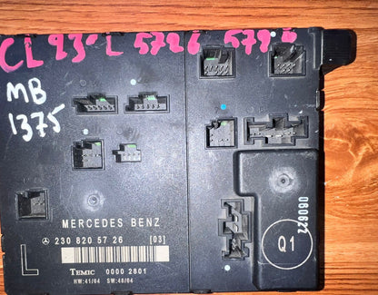 Mercedes-Benz SL-Class R230 Front Left Door Control Module Unit A2308205726 OEM