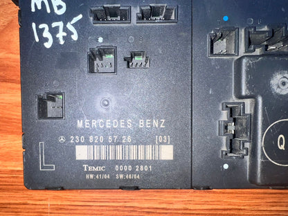 Mercedes-Benz SL-Class R230 Front Left Door Control Module Unit A2308205726 OEM