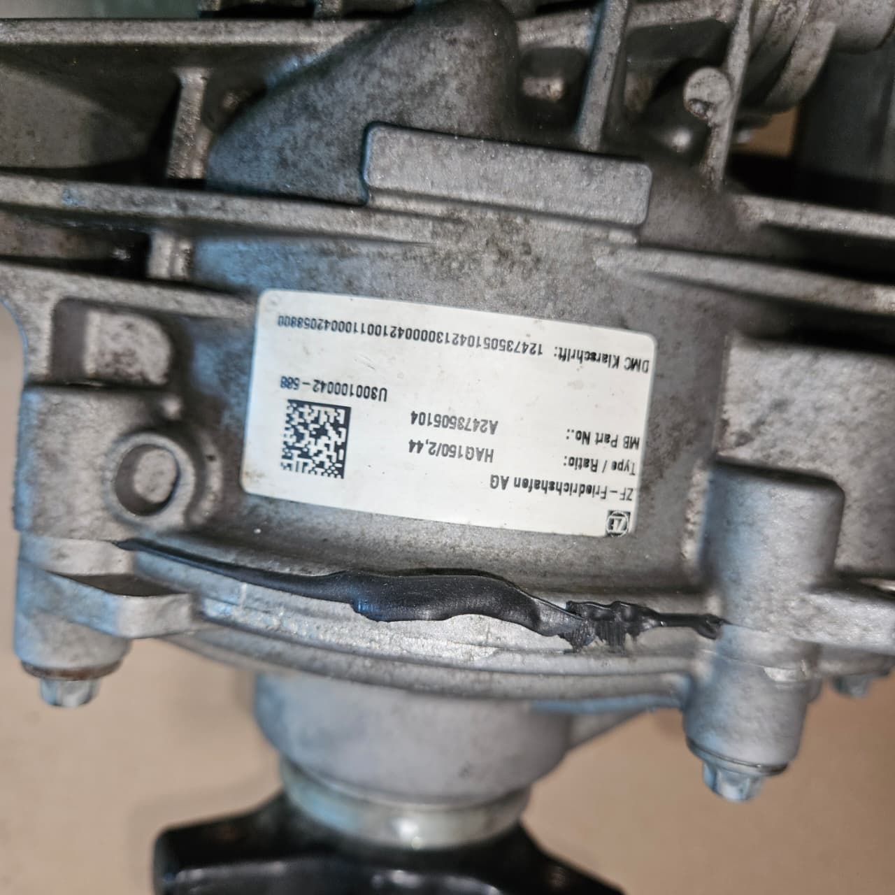 2020 Mercedes-Benz CLA250 Rear Differential Assembly A2473505104 W118 2.44 ratio