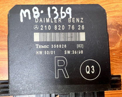 Mercedes-Benz E-Class W210 Front Right Door Control Module A2108207626 OEM