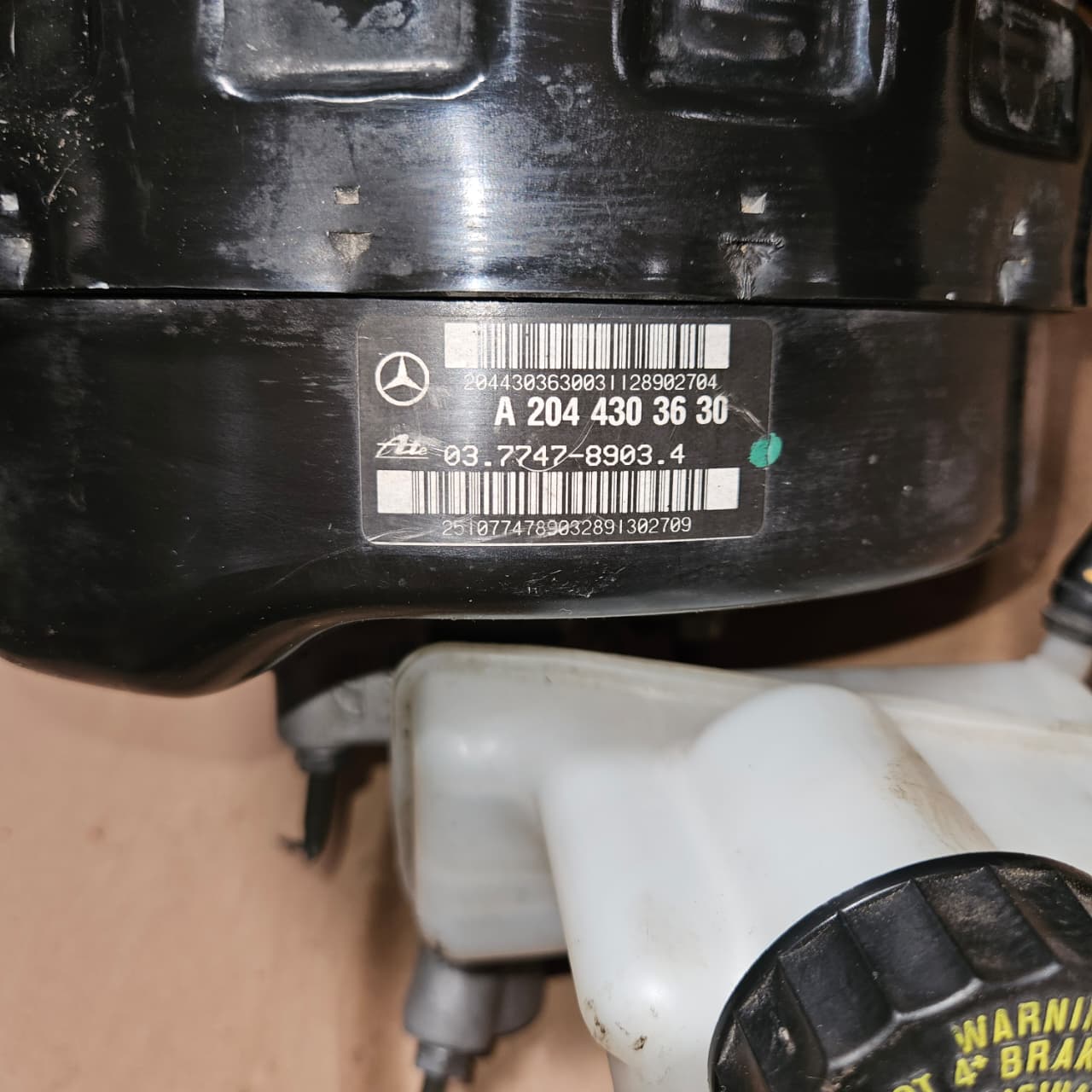 Mercedes-Benz C-Class Brake Booster A2044303630 W204 OEM