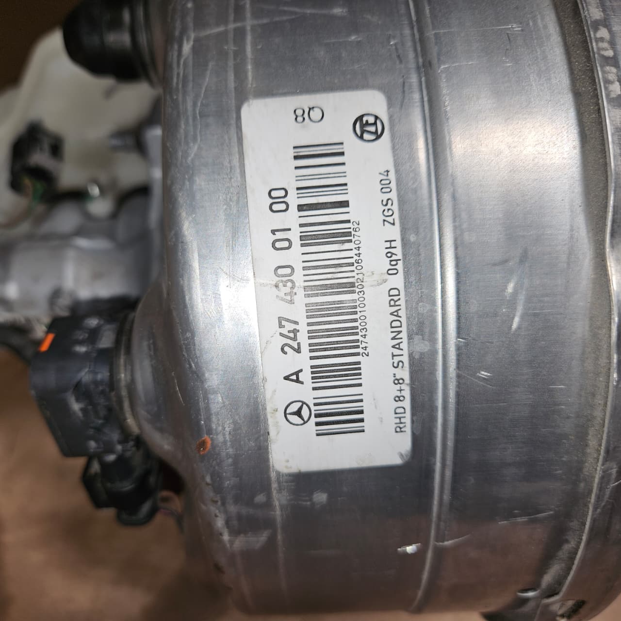 2019-2021 Mercedes-Benz A200 Brake Booster A2474300100 A-Class W177 OEM