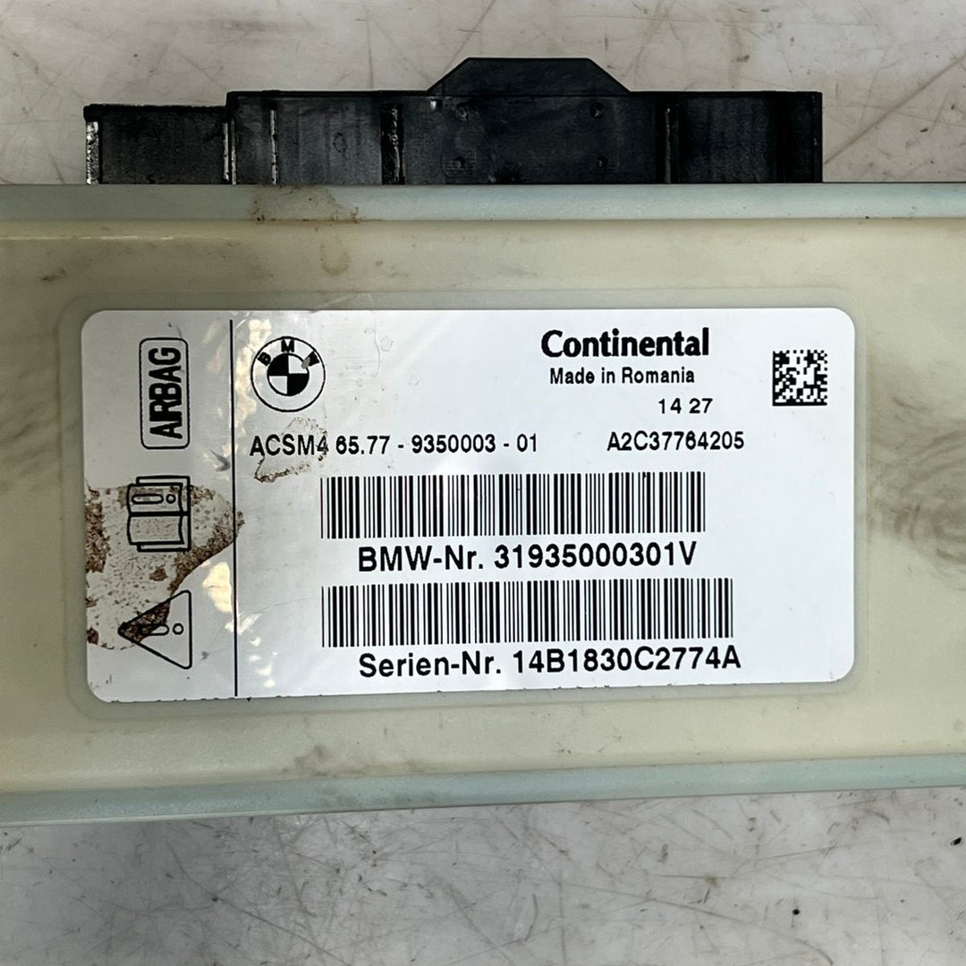BMW F01 F02 F07 F10 F11 F12 F13 F25 Airbag SRS Control Module ECU (9350003) – OEM