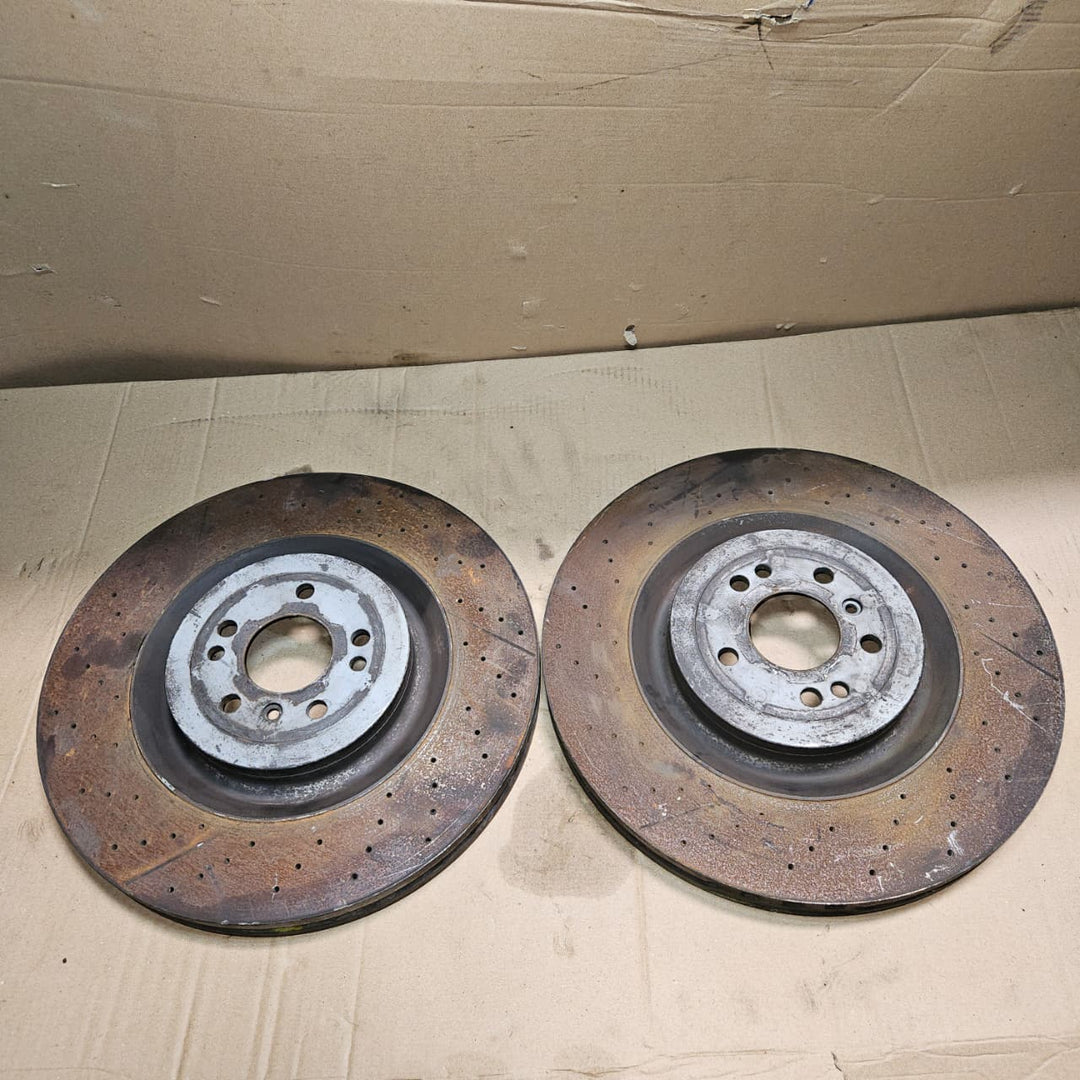 13-16 Mercedes W166 AMG ML63 GL63 Front Left & Right AMG Brake Calipers \Discs