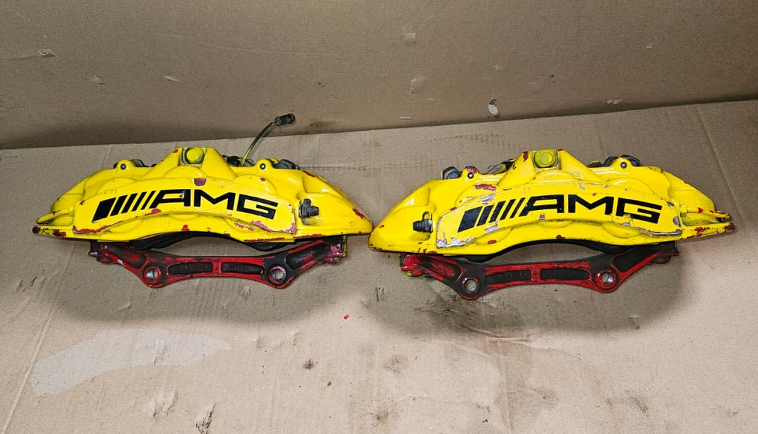 13-16 Mercedes W166 AMG ML63 GL63 Front Left & Right AMG Brake Calipers \Discs