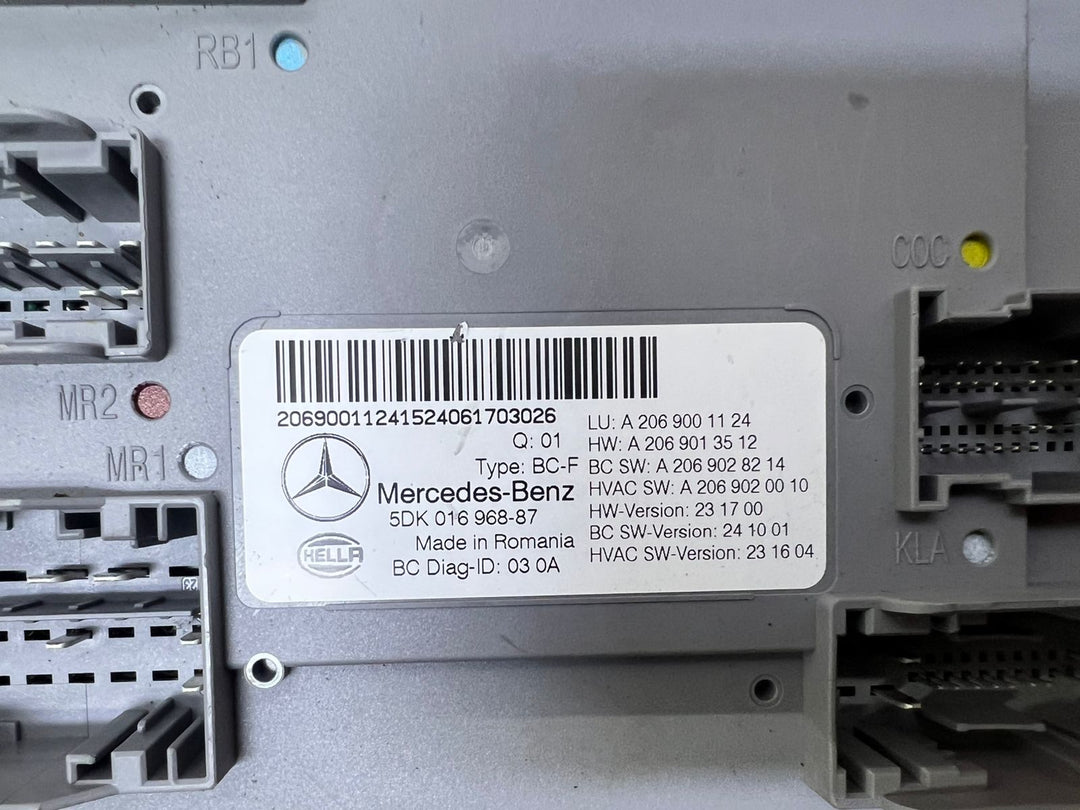 2013-2026 Mercedes-Benz SAM Control Module A2069001124 W206 C300 OEM
