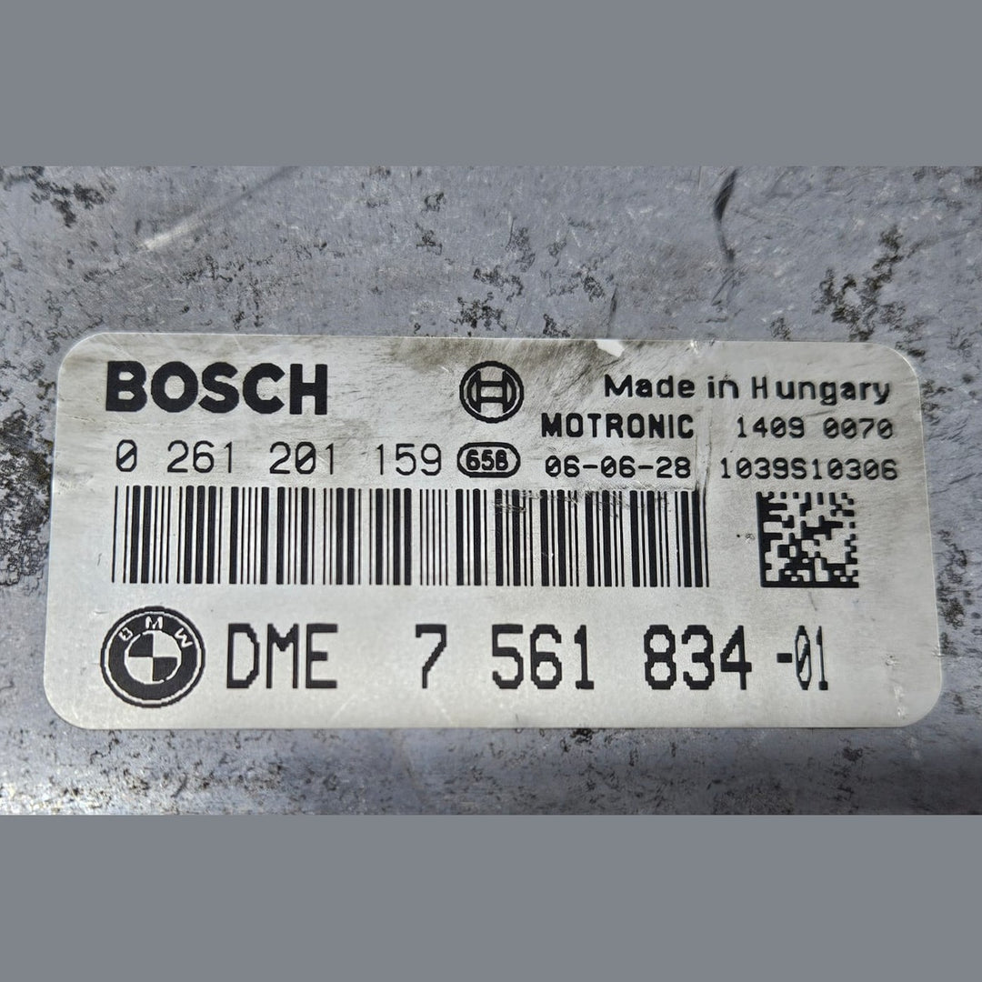 2006 BMW E90 320i N46 RHD Engine Control Unit Electronic 7561834 ECU Only OEM USED