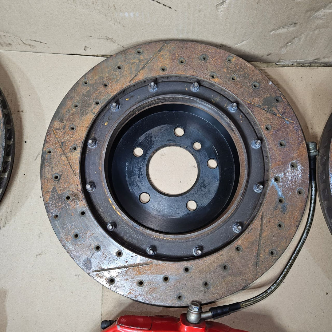 08-14 Mercedes W204 W212 Front & Rear Left & Right Brembo Brake Calipers & Discs