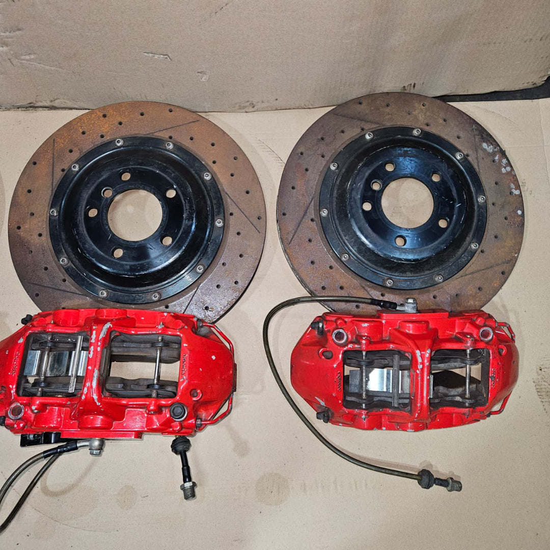 08-14 Mercedes W204 W212 Front & Rear Left & Right Brembo Brake Calipers & Discs