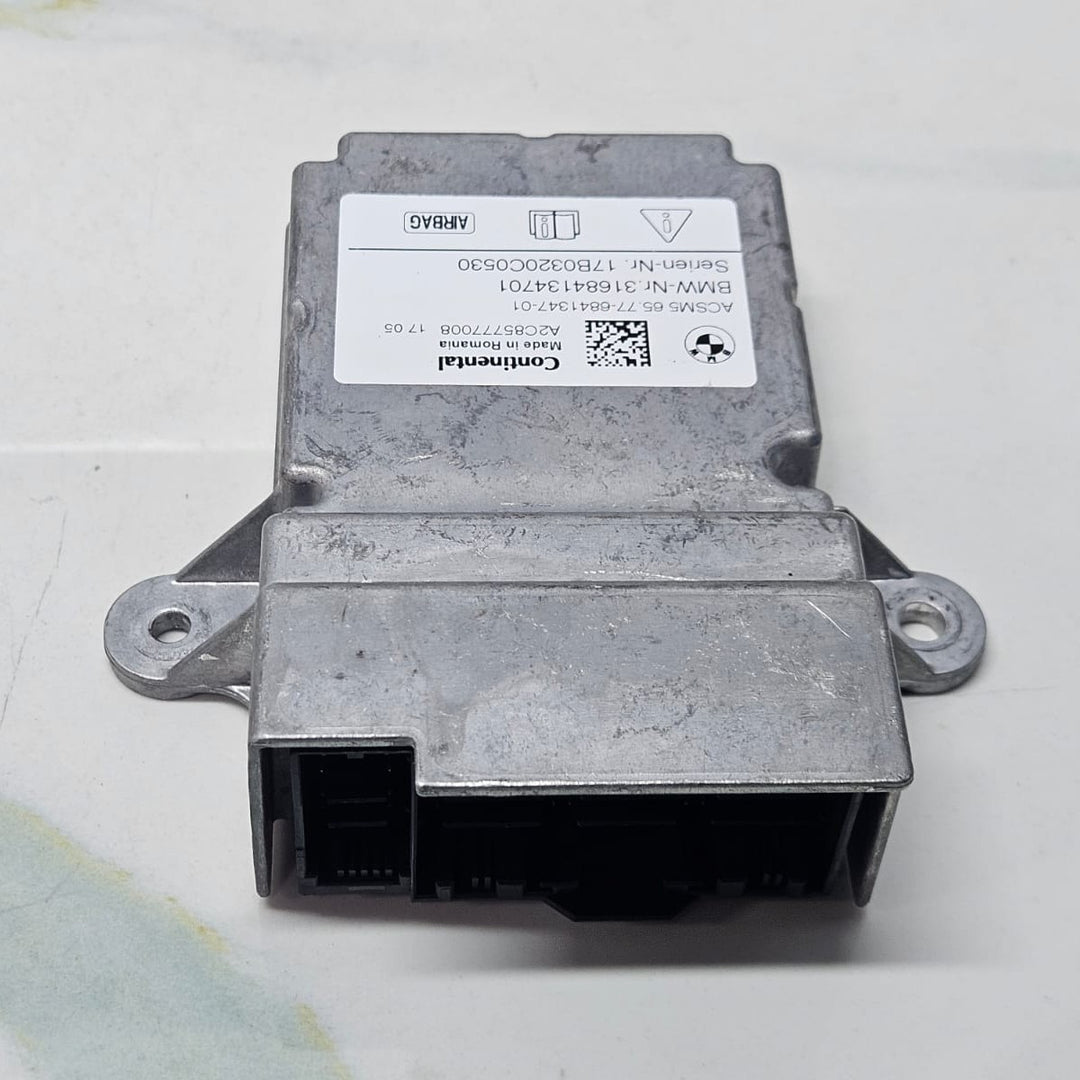 BMW 5-SERIES G30 2017 SRS BAGS CONTROL MODULE 6841347 OEM USEDE