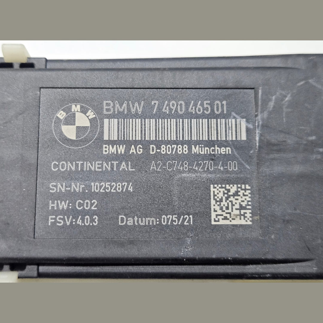 BMW F30 F31 F20 F21 X5 G05 Seat Control Module Rear Left Heated 7490465 OEM USED