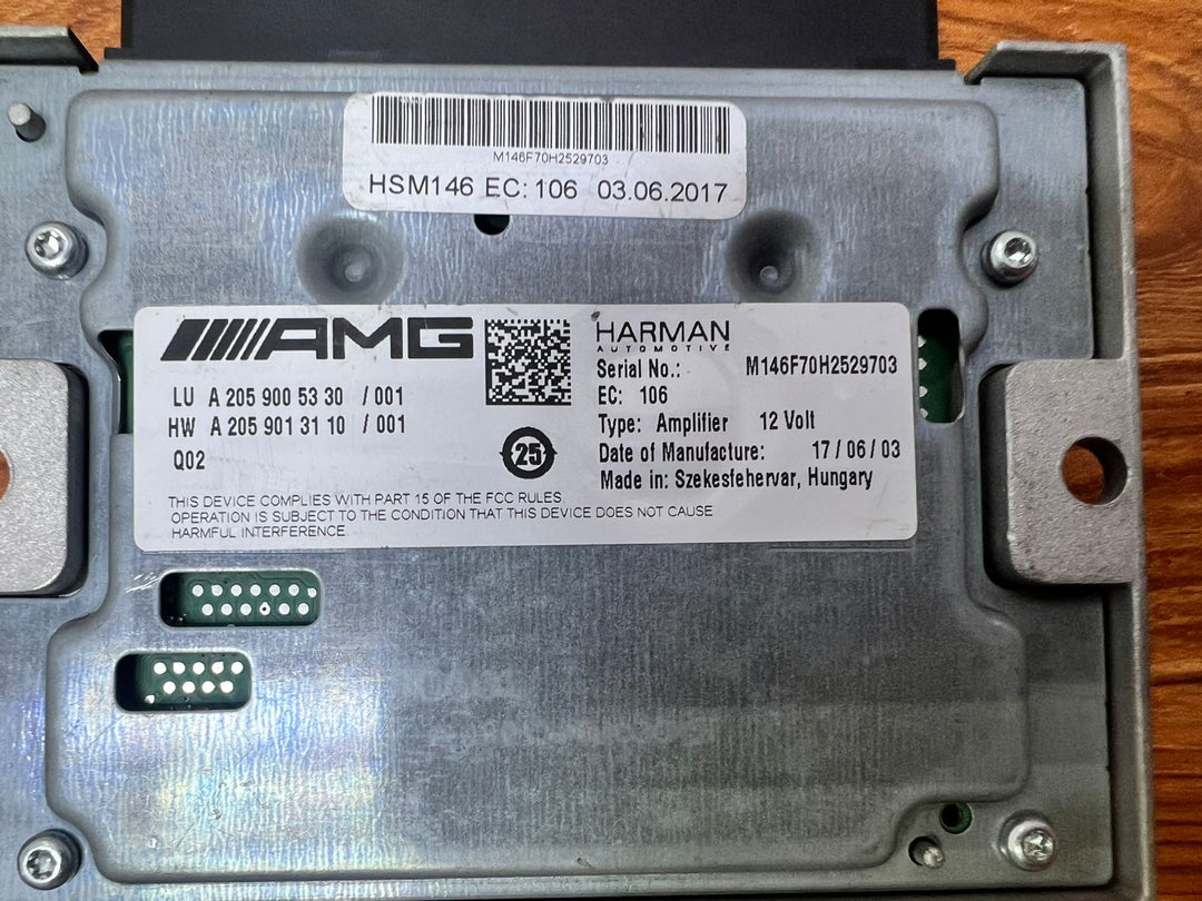 Mercedes-Benz AMG Engine Sound Control Module A2059005330 C-Class W205 GLC OEM