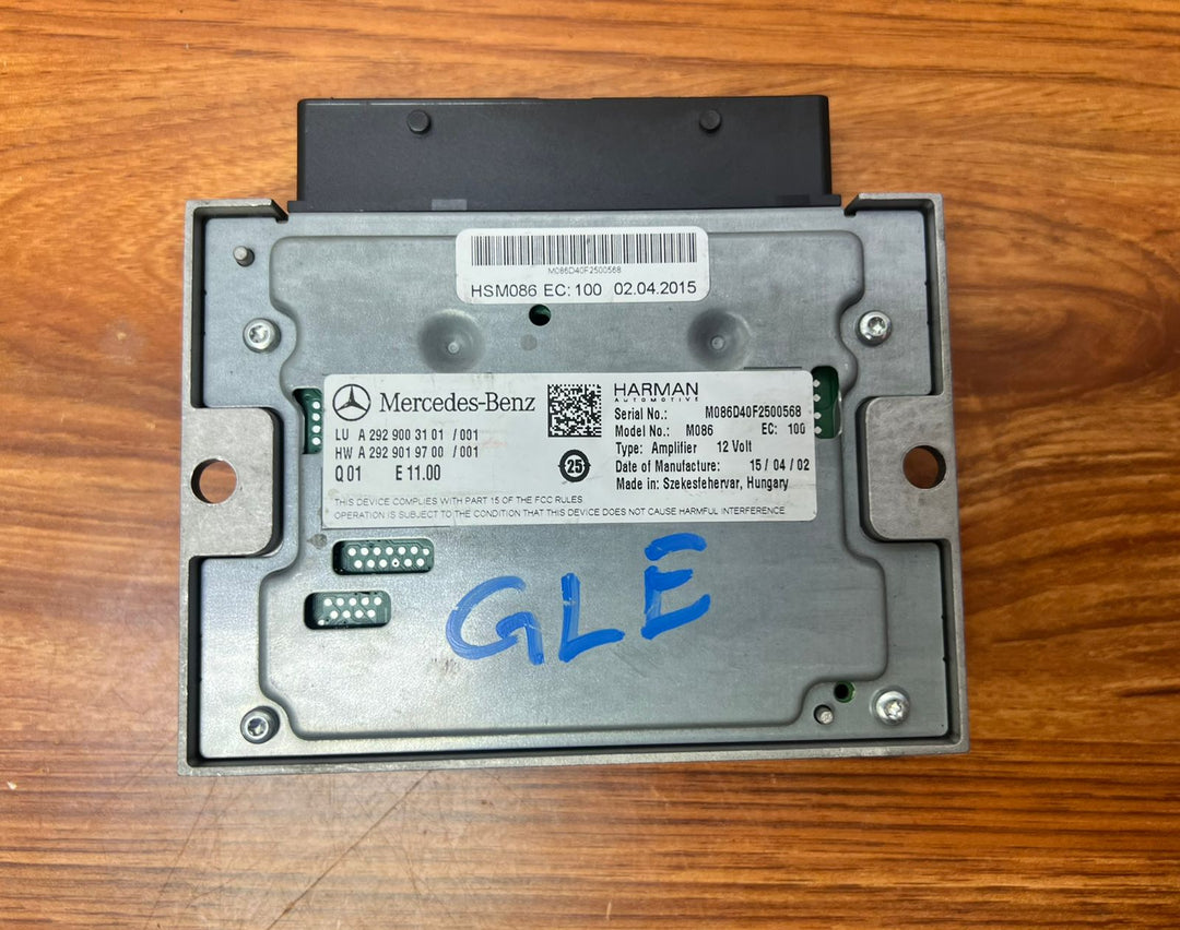 Mercedes-Benz Sound Generator Control Unit A2929003101 W166 W292 GLE ML OEM