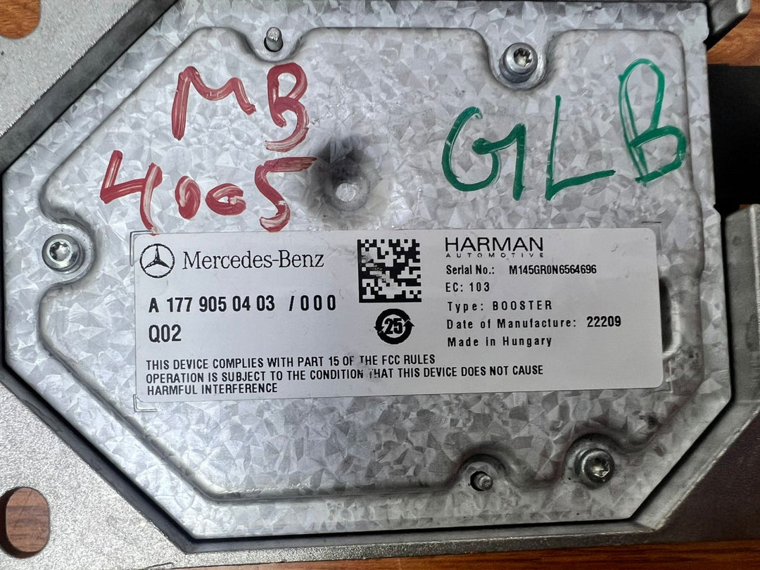 2018 Mercedes-Benz A-Class Sound Amplifier A1779050403 W177 GLA H247 OEM