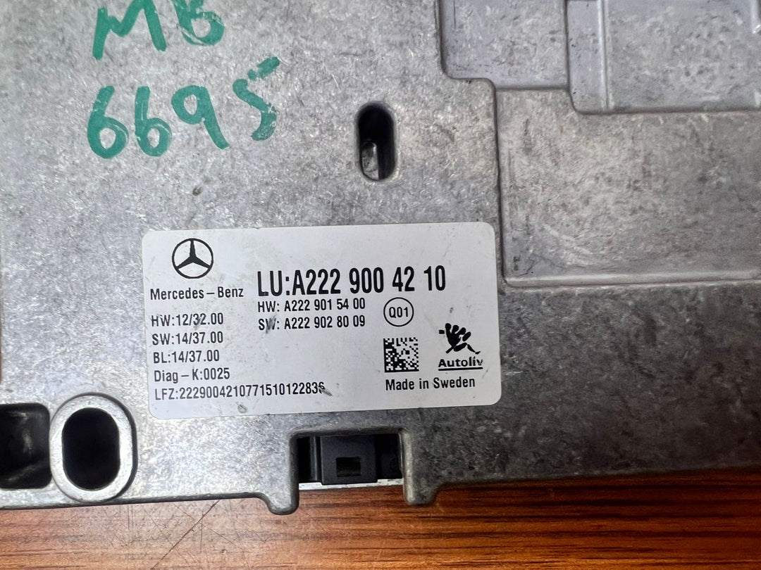 2014-2017 Mercedes-Benz S550 Night Vision Camera Control Module A2229004210 W222 OEM