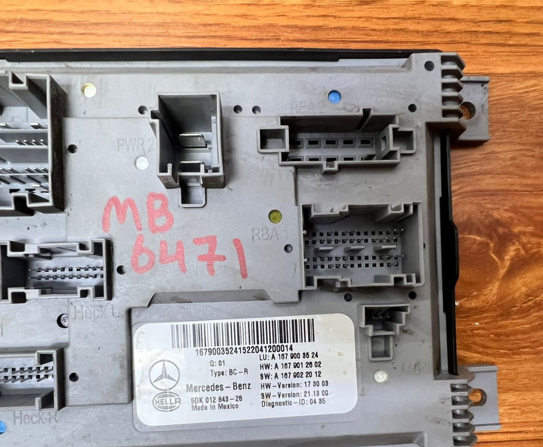 2020-2022 Mercedes-Benz GLE350 SAM Comfort Control Module A1679003524 W167 GLE OEM