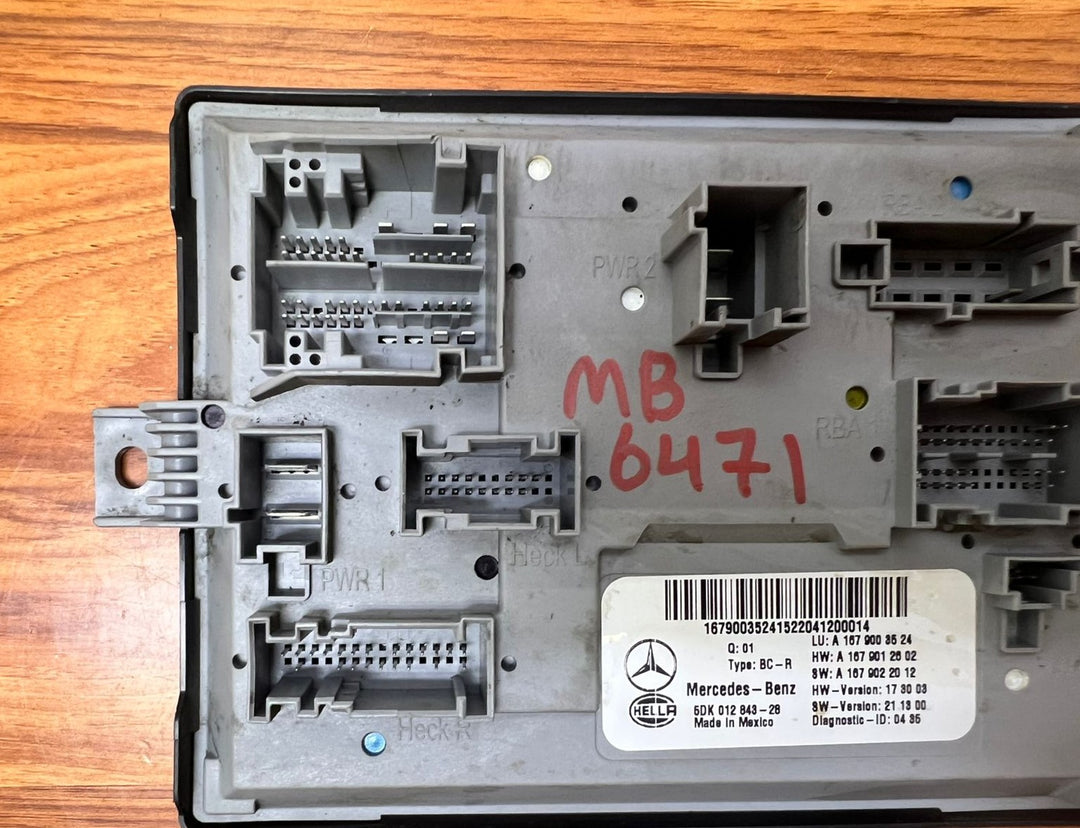 2020-2022 Mercedes-Benz GLE350 SAM Comfort Control Module A1679003524 W167 GLE OEM