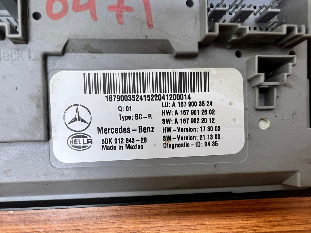 2020-2022 Mercedes-Benz GLE350 SAM Comfort Control Module A1679003524 W167 GLE OEM