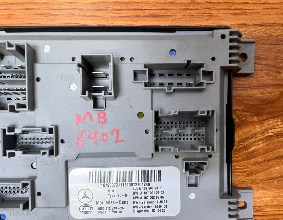 2020-2025 Mercedes-Benz GLE350 SAM Control Module A1679007311 W167 GLE350 OEM