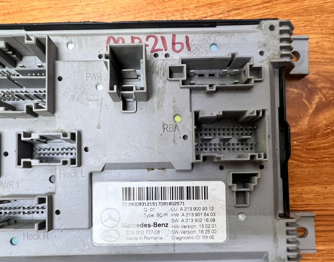Mercedes-Benz E350 SAM Control Unit A2139009312 E-Class W213 OEM