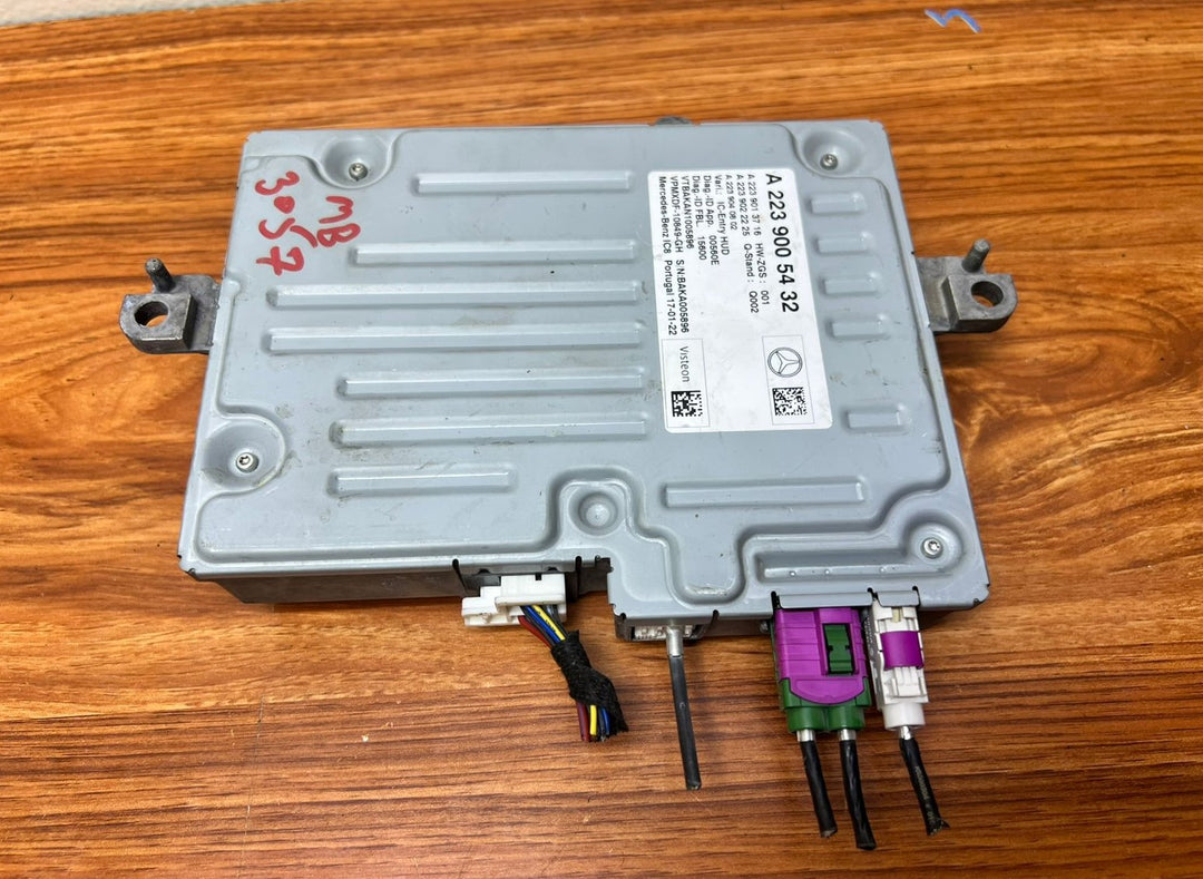 Mercedes-Benz EQE V295 Front Windshield Projection Control Unit A2239005432 OEM