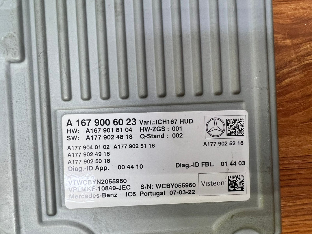 Mercedes-Benz GLE Instrument Cluster Control Module A1679006023 W167 GLE OEM