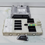 Load image into Gallery viewer, 2014-2021 BMW X5 F15 B47 RHD Engine Control Unit ECU Set DDE 8593877 OEM USED