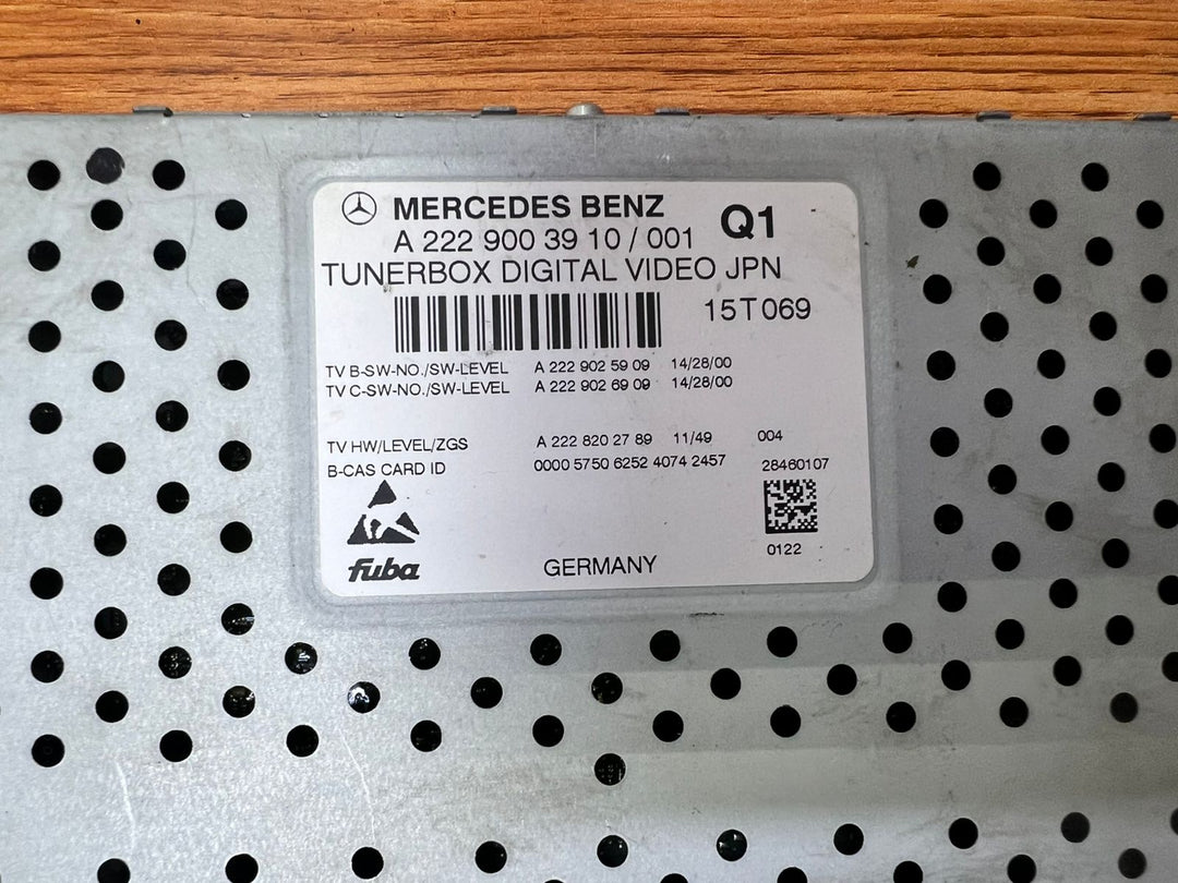 Mercedes-Benz Digital Control Unit A2229003910 S-Class W222 C-Class W205 OEM