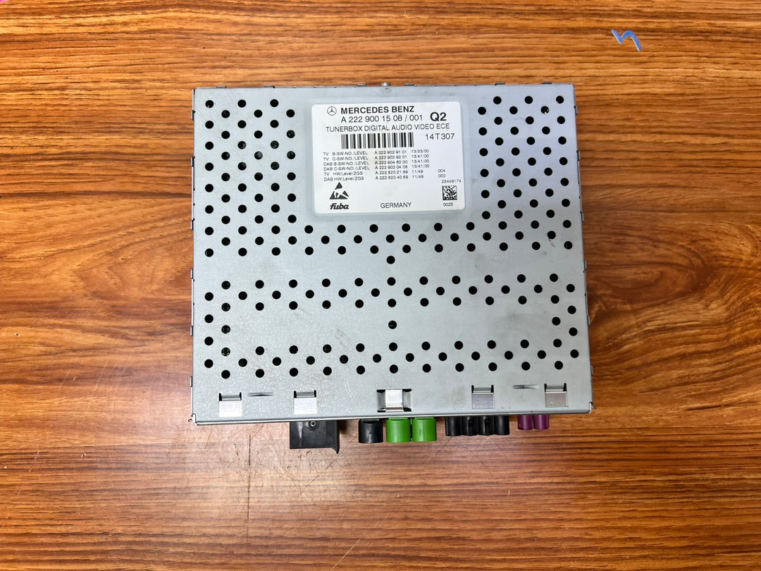 Mercedes-Benz S-Class Radio Tuner Control Unit A2229001508 W222 OEM