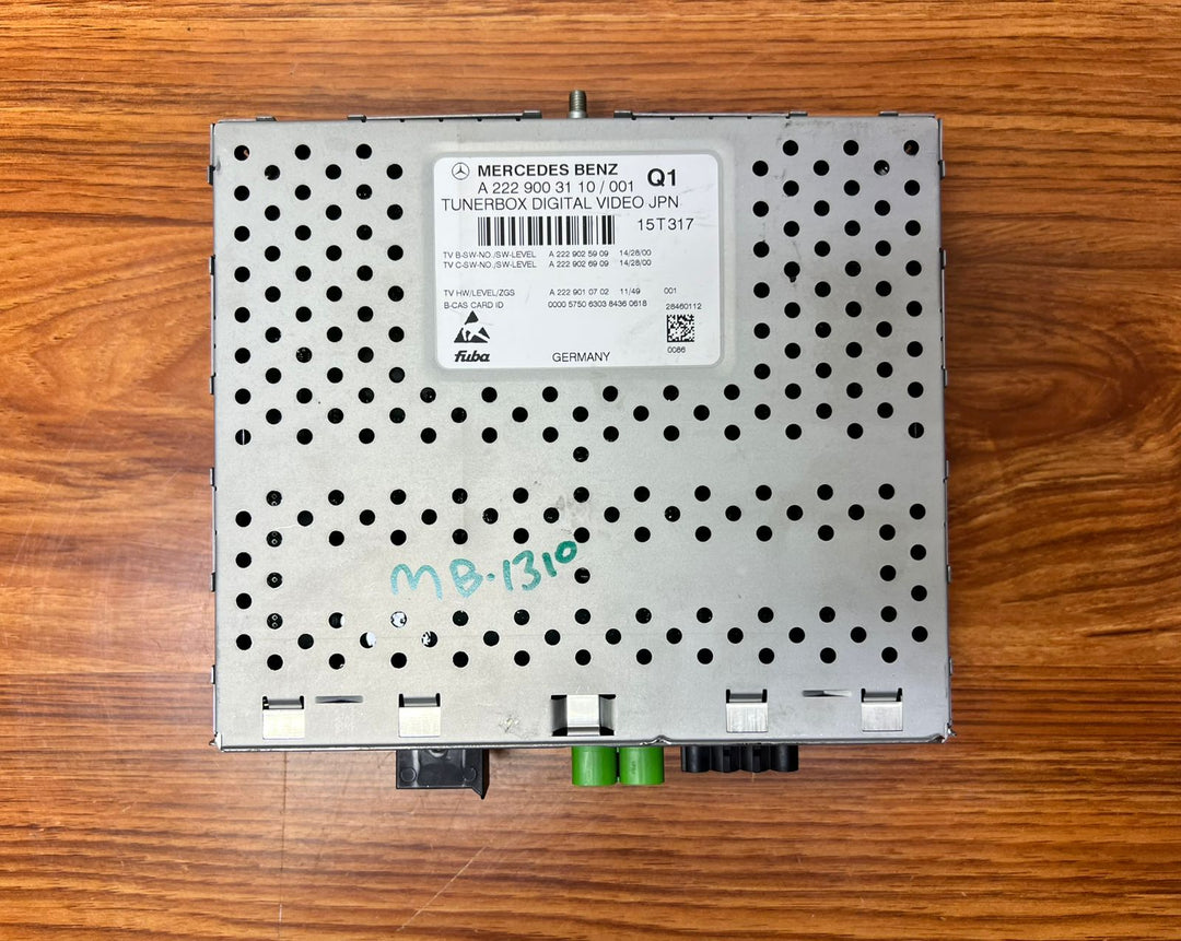 Mercedes-Benz TV Tuner Control Unit A2229003110 S-Class W222 C-Class W205 OEM
