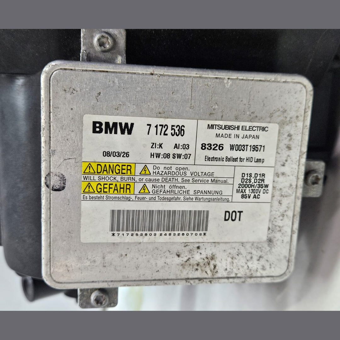 BMW 3 Series E90 E91 LCI Bi-Xenon Headlight Front Left Side ECE 7202585 OEM used
