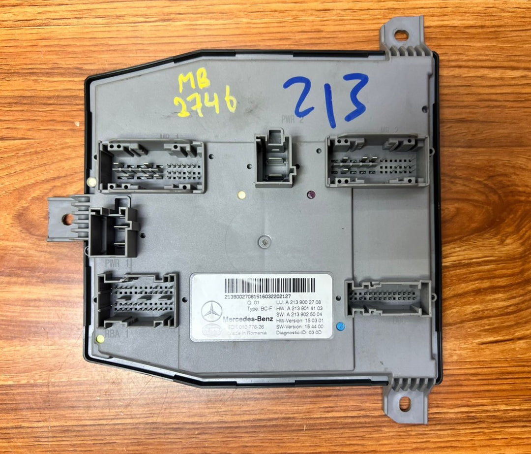 2015-2021 Mercedes-Benz E-Class Front SAM Body Control Module A2139002708 W213 OEM