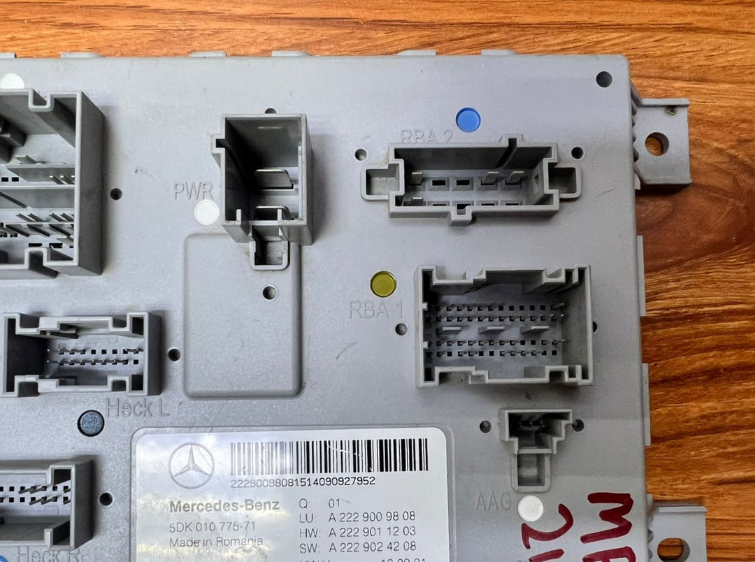 Mercedes-Benz Rear Body Control Module A2229009808 C-Class W205 S-Class W222 OEM