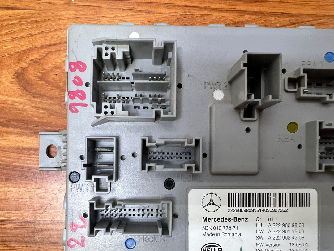 Mercedes-Benz Rear Body Control Module A2229009808 C-Class W205 S-Class W222 OEM