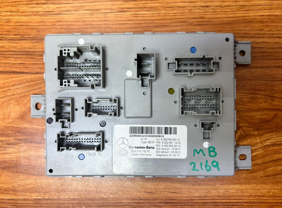 Mercedes-Benz SAM Body Control Module A2229006014 GLC W253 S-Class W222 OEM