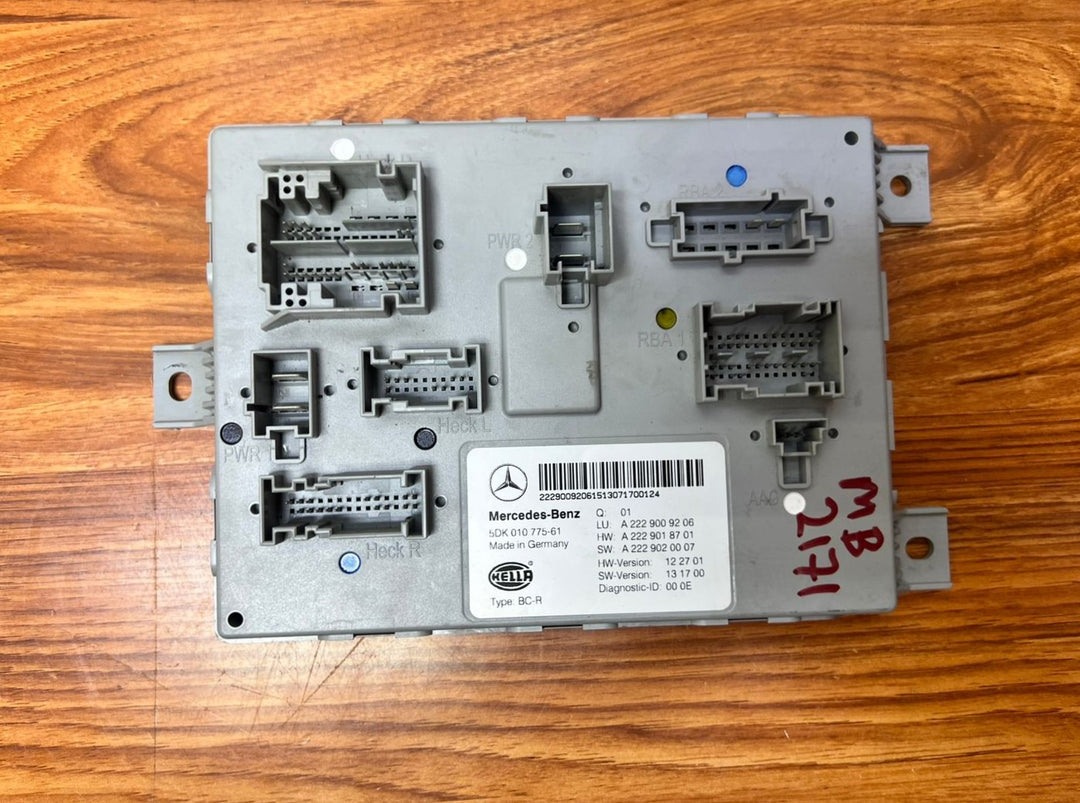2015 Mercedes-Benz S400 SAM Body Control Unit A2229009206 S-Class W222 OEM