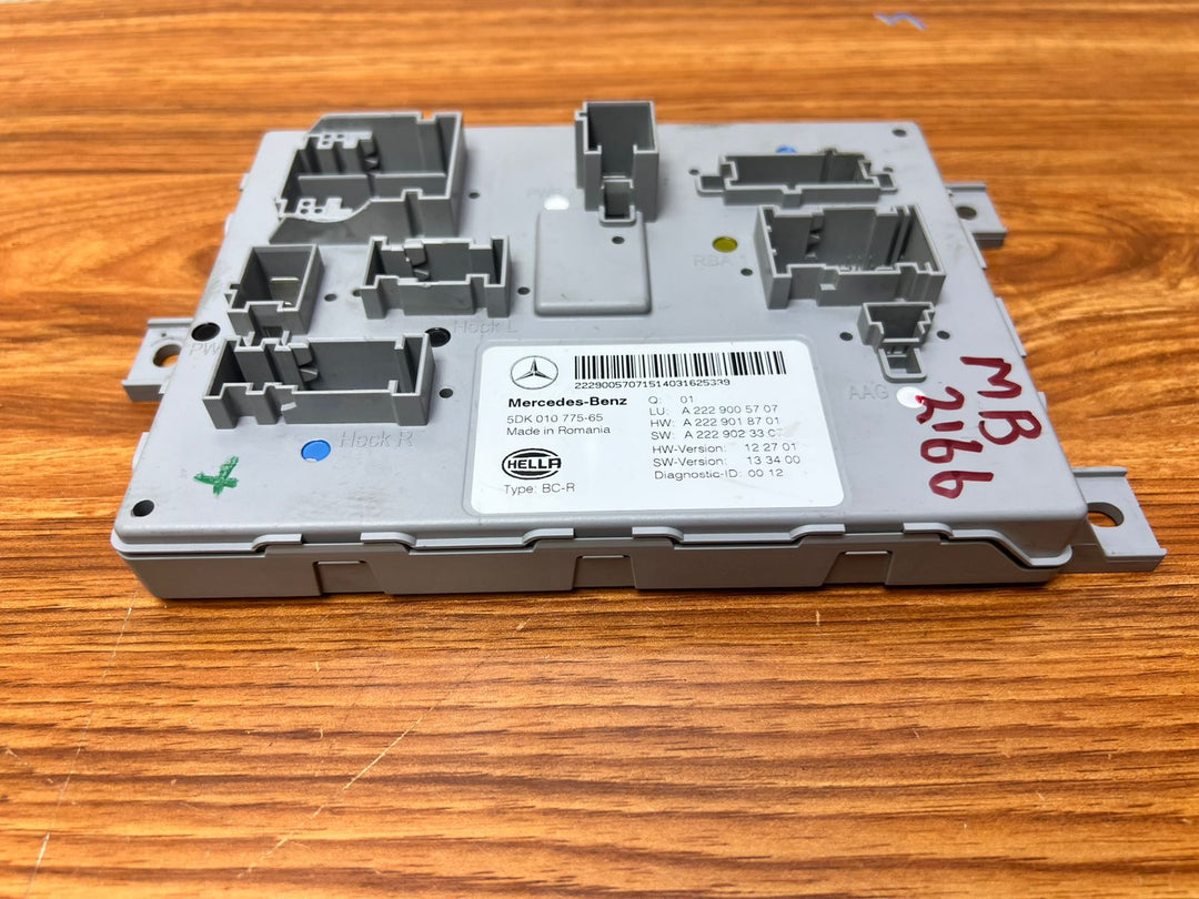 2016-2022 Mercedes-Benz S-Class SAM Body Control Unit A2229005707 W222 OEM