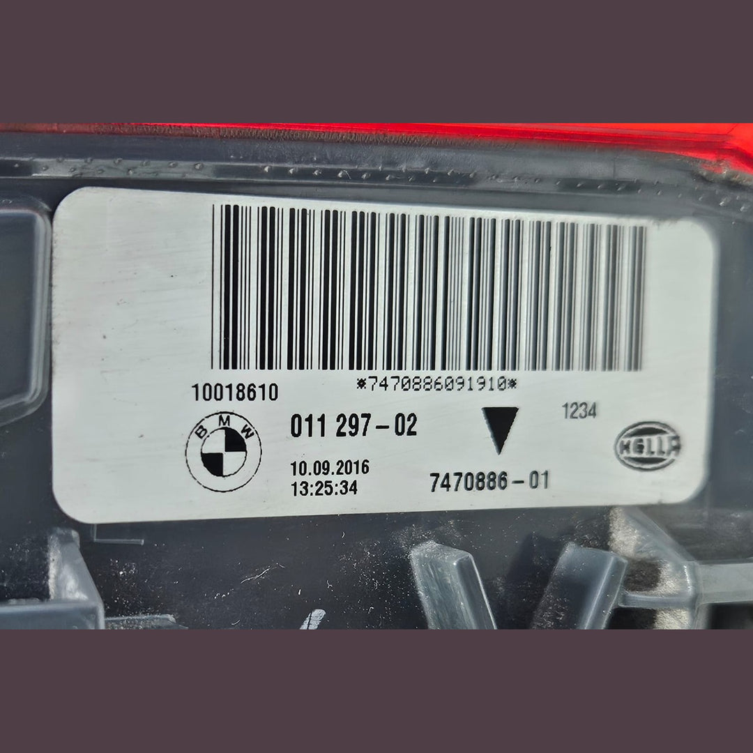 BMW X5 F15 RHD Rear Right Outer Taillight ECE 7470886 OEM USED