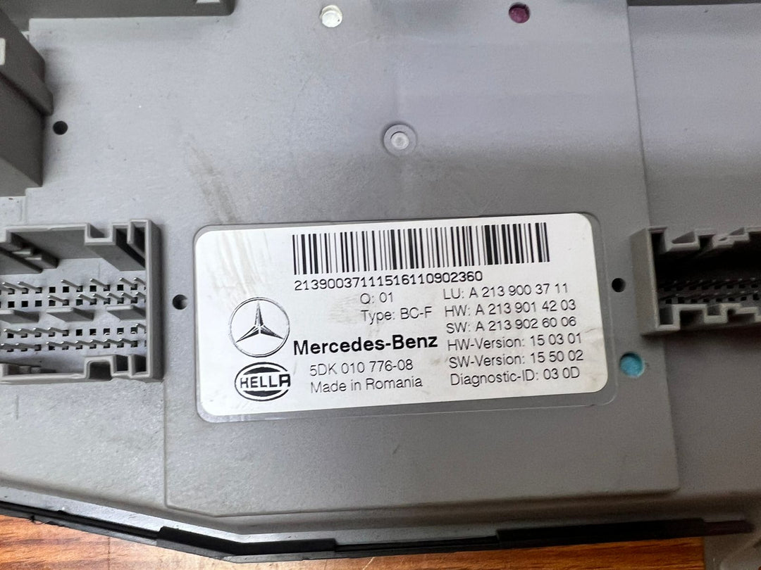 Mercedes-Benz SAM Comfort Control Module A2139003711 E-Class W213 OEM