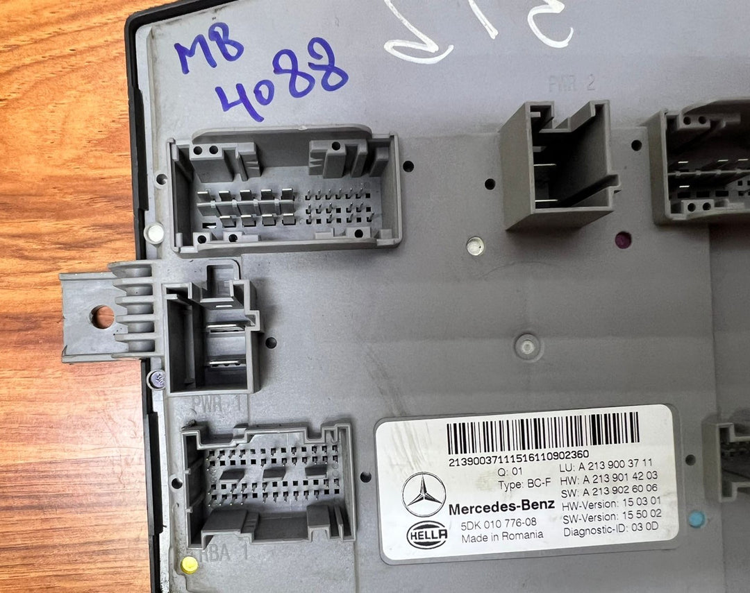 Mercedes-Benz SAM Comfort Control Module A2139003711 E-Class W213 OEM