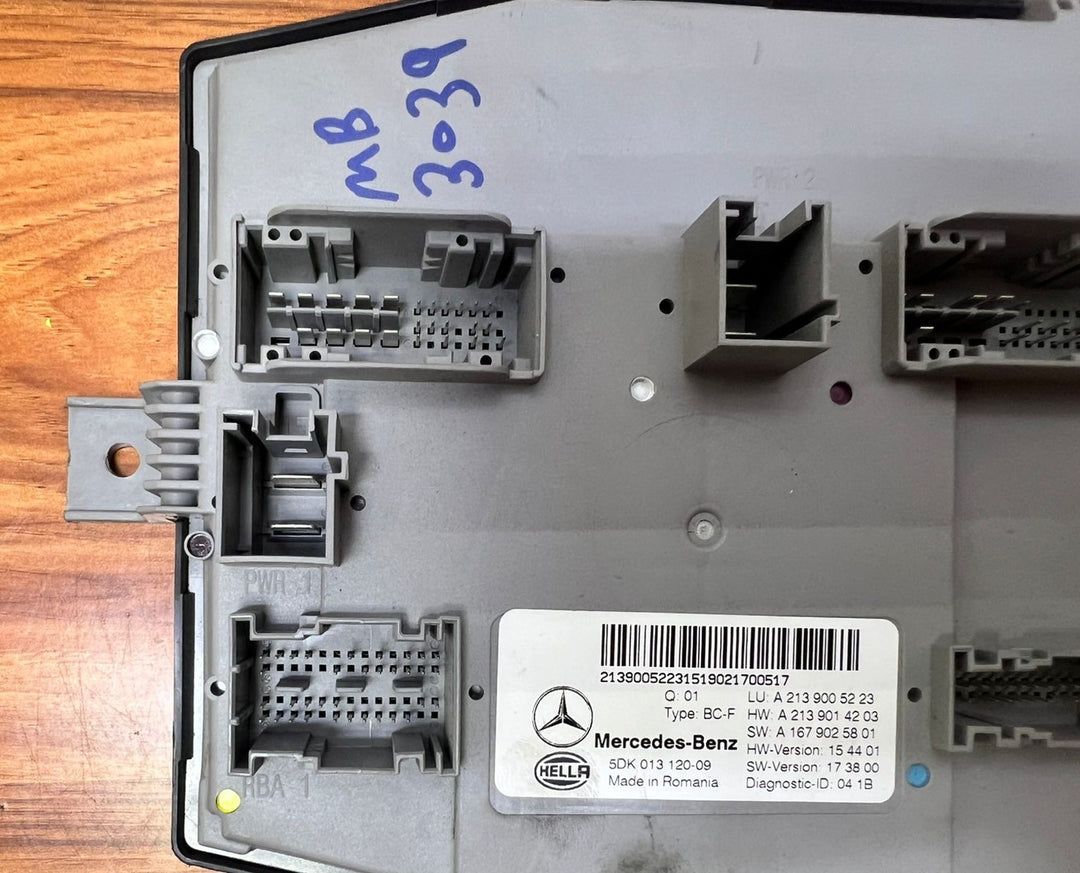 Mercedes-Benz E-Class W213 W238 Front SAM Control Module A2139005223 OEM