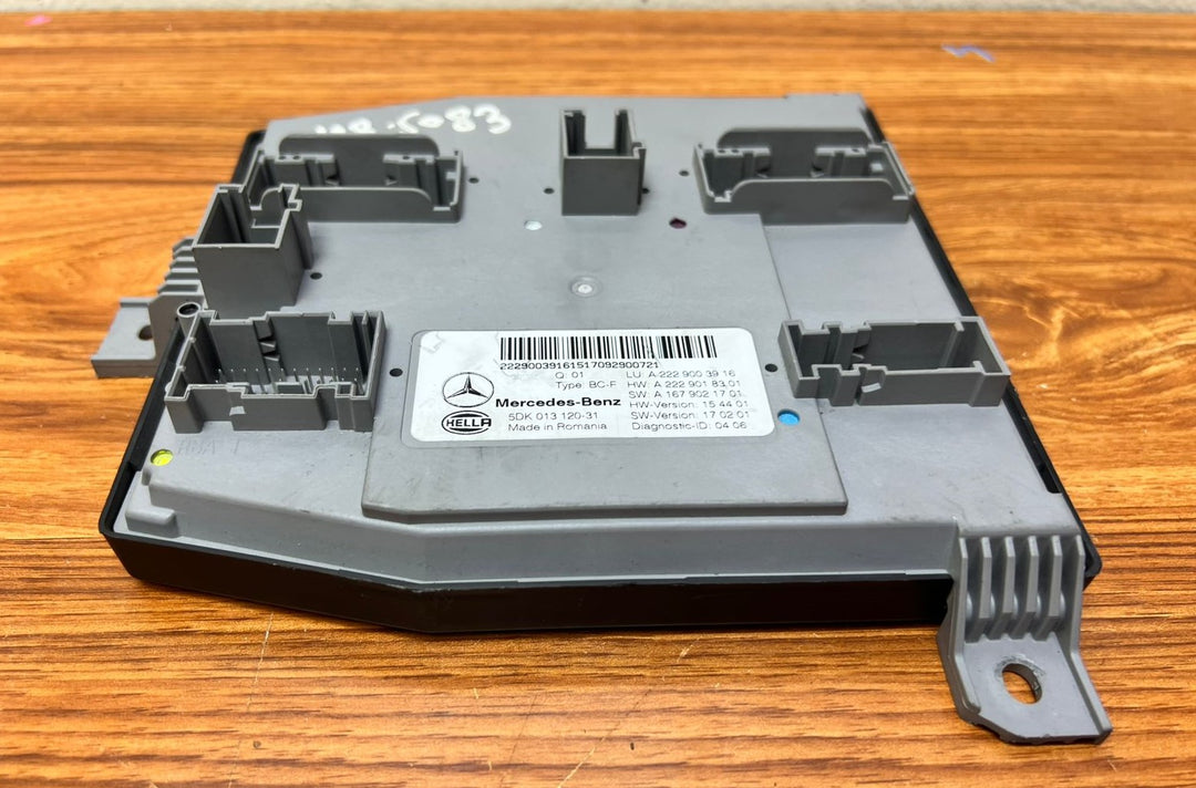 2018-2019 Mercedes-Benz S450 SAM Control Module A2229003916 S-Class W222 OEM