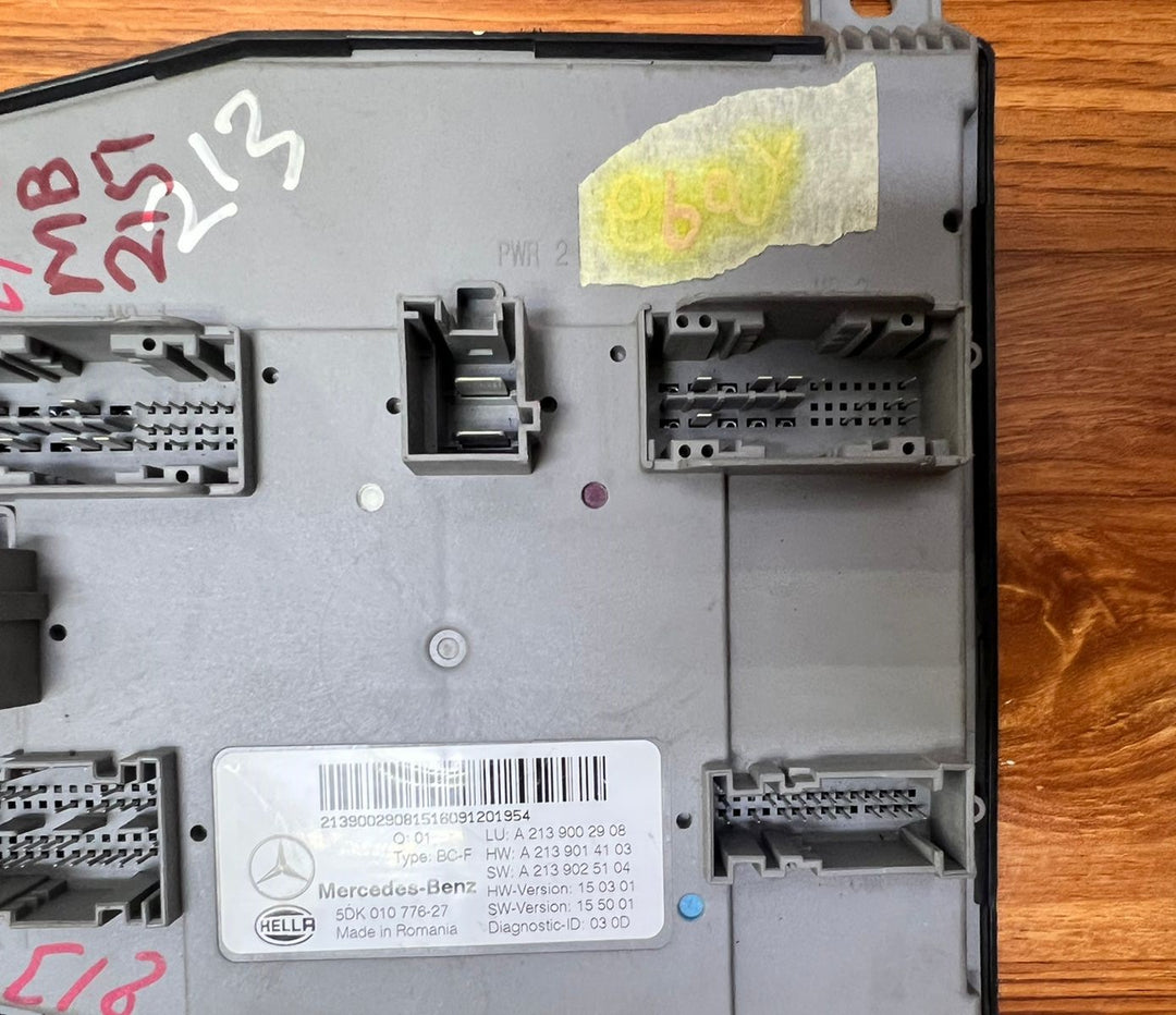 Mercedes-Benz E-Class SAM Comfort Control Module A2139002908 W213 E-Class OEM