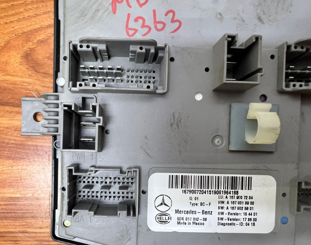 Mercedes-Benz GLE SAM Comfort Control Module A1679007204 W167 GLE OEM