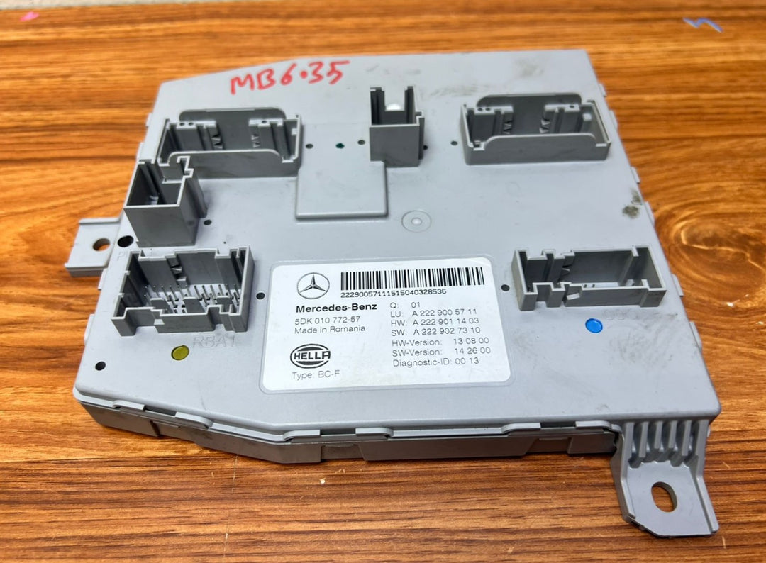 Mercedes-Benz SAM Body Control Module A2229005711 W222 C217 S-Class OEM