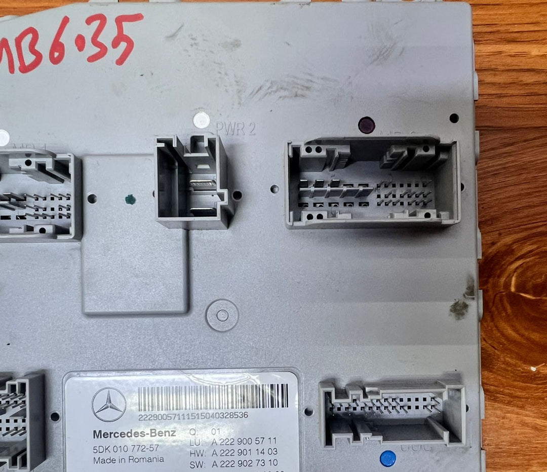 Mercedes-Benz SAM Body Control Module A2229005711 W222 C217 S-Class OEM