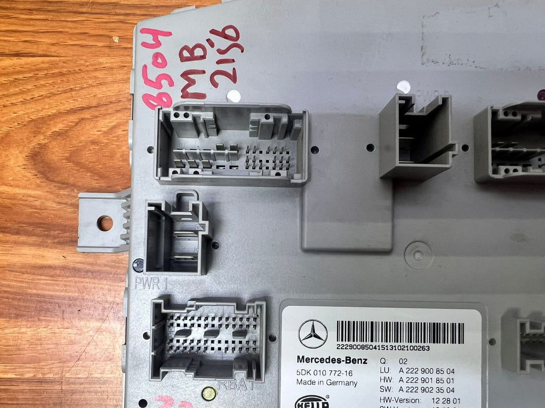 Mercedes-Benz S-Class W222 Front SAM Body Control Unit A2229008504 OEM