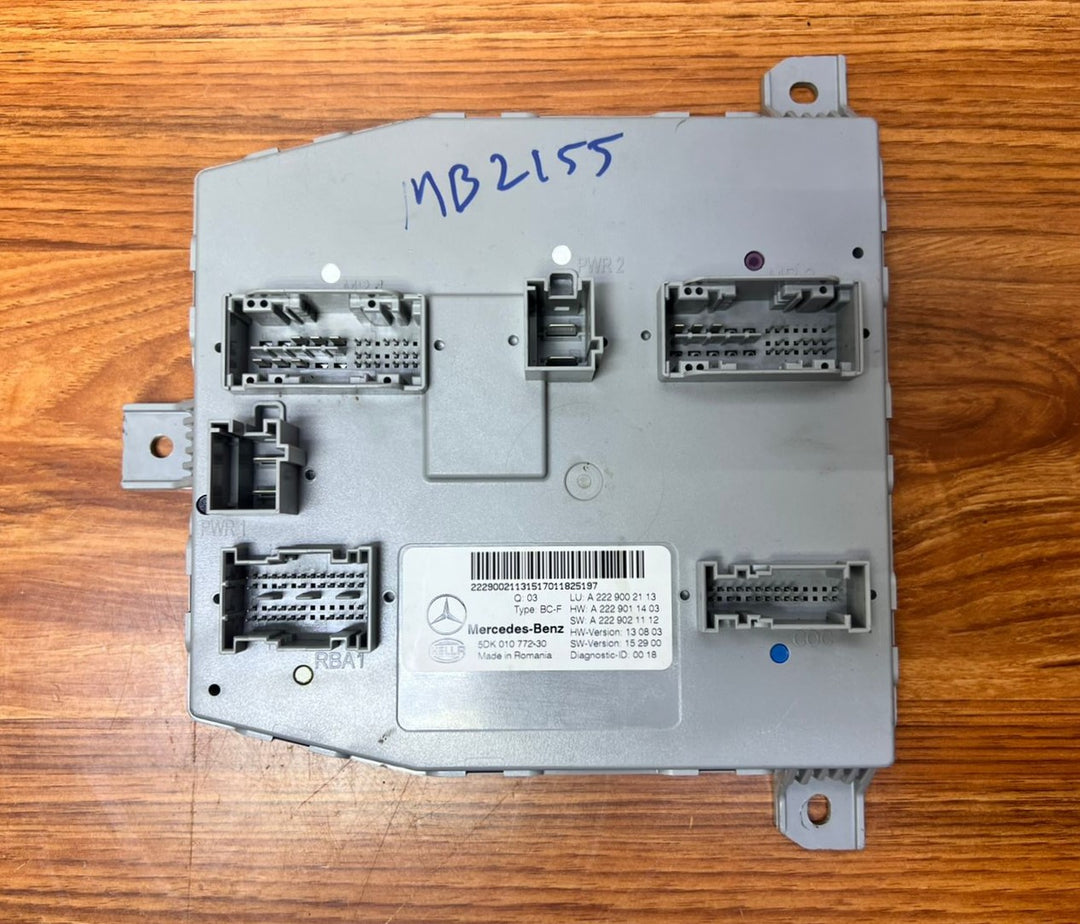 Mercedes-Benz S-Class Rear SAM Signal Control Module A2229002113 W222 OEM
